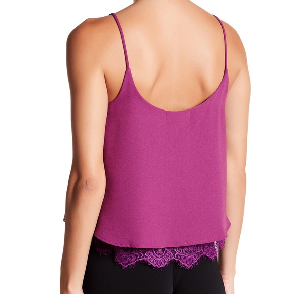 Harlowe & Graham Double Layer Lace Cami - Picture 2 of 8
